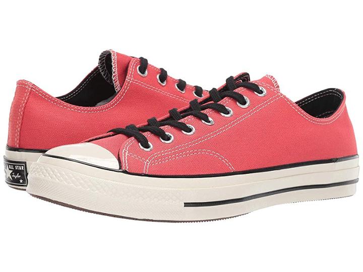 Converse Chuck Taylor(r) All Star(r) '70 Vintage Canvas Ox (sedona Red/black/egret) Lace Up Casual Shoes