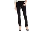 Paige Hoxton Straight In Black Shadow (black Shadow) Women's Jeans
