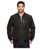 U.s. Polo Assn. Quilted Bomber Jacket (black) Men's Coat