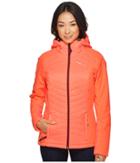 O'neill Kinetic Shield Jacket (fluoro Peach) Women's Coat