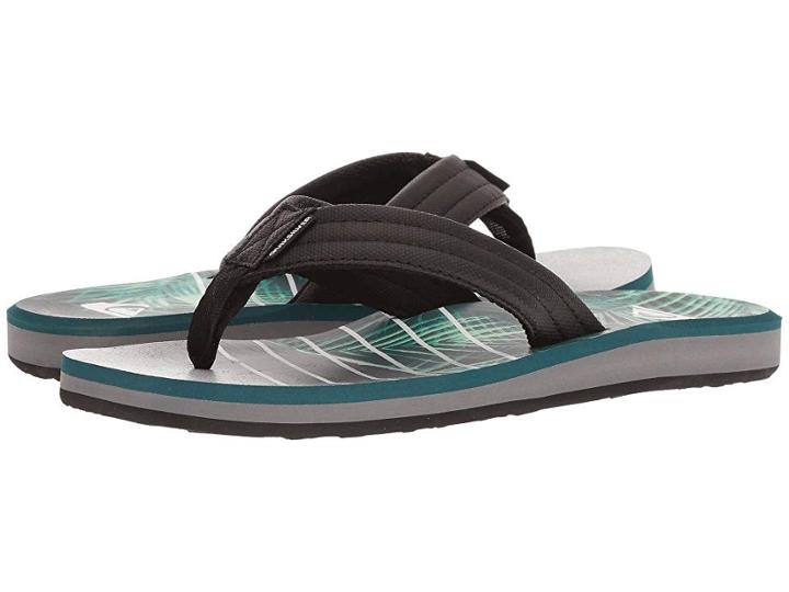 Quiksilver Carver Print (black/green/grey) Men's Sandals