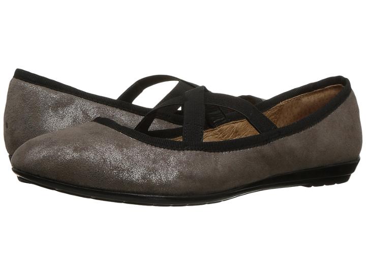 Sofft Barris (smoke Distressed Foil Suede) Women's Shoes