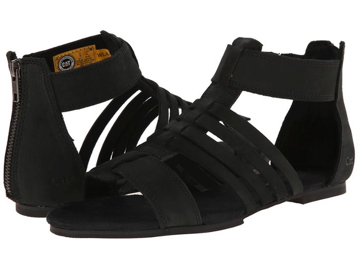 Caterpillar Casual Tanga (black) Women's Toe Open Shoes