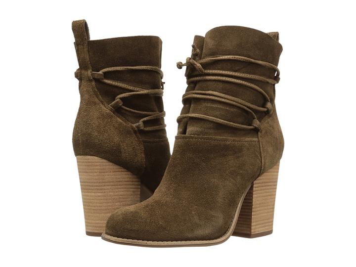 Jessica Simpson Satu (moss Brown Luxe Kid Suede) Women's Shoes