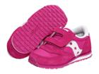Saucony Kids Originals Jazz Hook Loop (toddler/little Kid) (paradise Pink) Girls Shoes