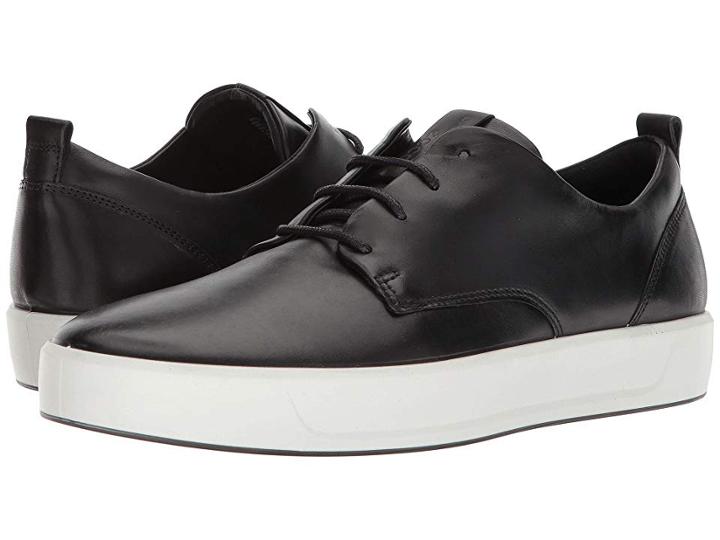 Ecco Soft 8 Street Tie (black) Men's Lace Up Casual Shoes