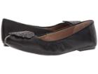 Tahari Venus (black Glove Leather) Women's Flat Shoes