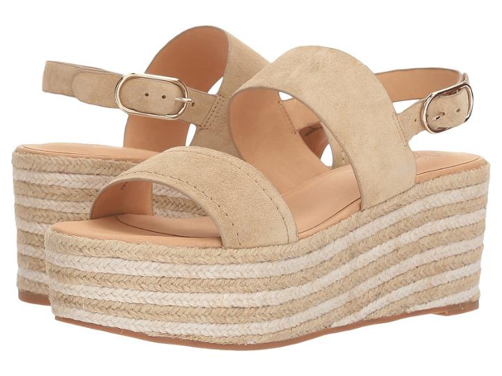 Joie Galicia (sand Calf Suede) Women's Wedge Shoes