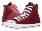 Converse Chuck Taylor(r) All Star(r) Velvet Hi (red Block/white/white) Women's Classic Shoes