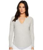 Tart Trinity Top (heather Grey) Women's Long Sleeve Pullover