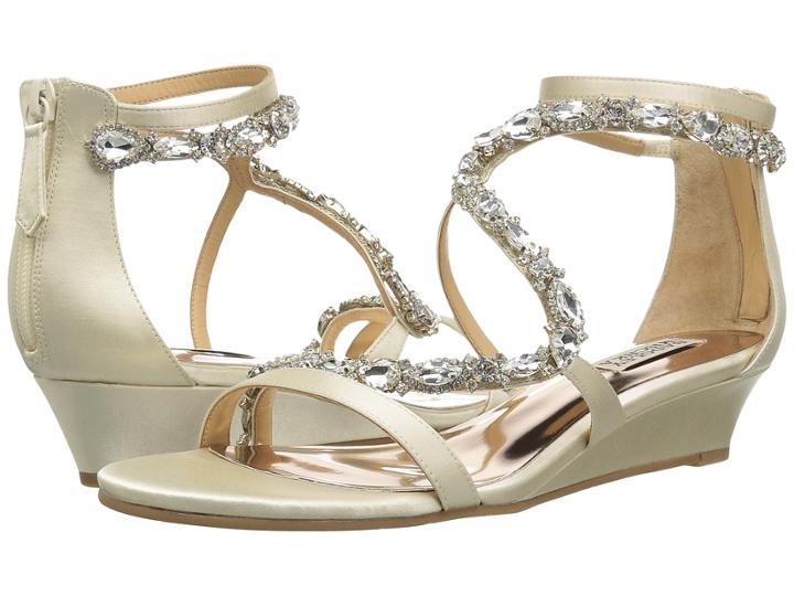 Badgley Mischka Sierra (ivory Satin) Women's Shoes