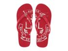 Lauren Ralph Lauren Elissa Ii (rl2000 Red/cream Pvc) Women's Sandals