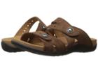 Rockport Ridge Button Slide (brown) Women's Shoes