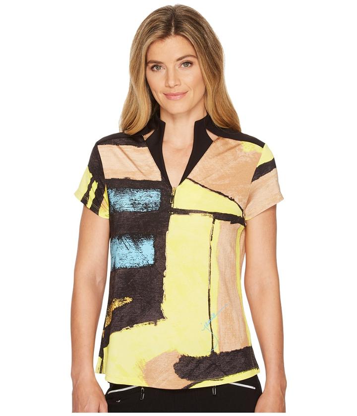 Jamie Sadock Osaka Print Short Sleeve Top (gigabryte) Women's Short Sleeve Pullover