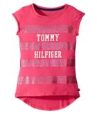 Tommy Hilfiger Kids Stripe Graphic (big Kids) (lollipop) Girl's Clothing