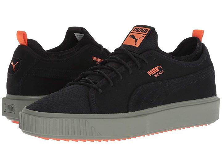 Puma Breaker Mesh Fof (puma Black/laurel Wreath/firecracker) Men's Shoes