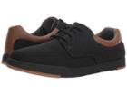 Clarks Step Isle Lace (black Canvas) Men's Shoes