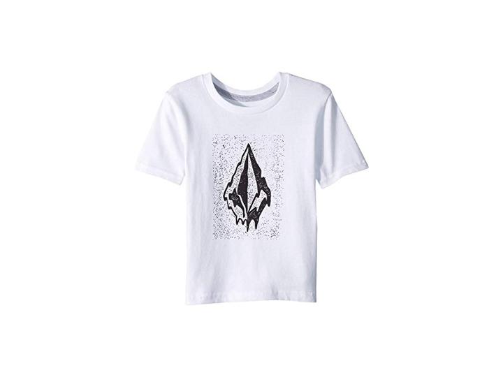Volcom Kids Drippin Short Sleeve Tee (toddler/little Kids) (white) Boy's T Shirt