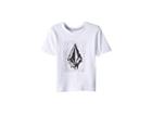 Volcom Kids Drippin Short Sleeve Tee (toddler/little Kids) (white) Boy's T Shirt