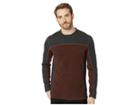 Prana Wentworth Long Sleeve Crew (cocoa) Men's Long Sleeve Pullover