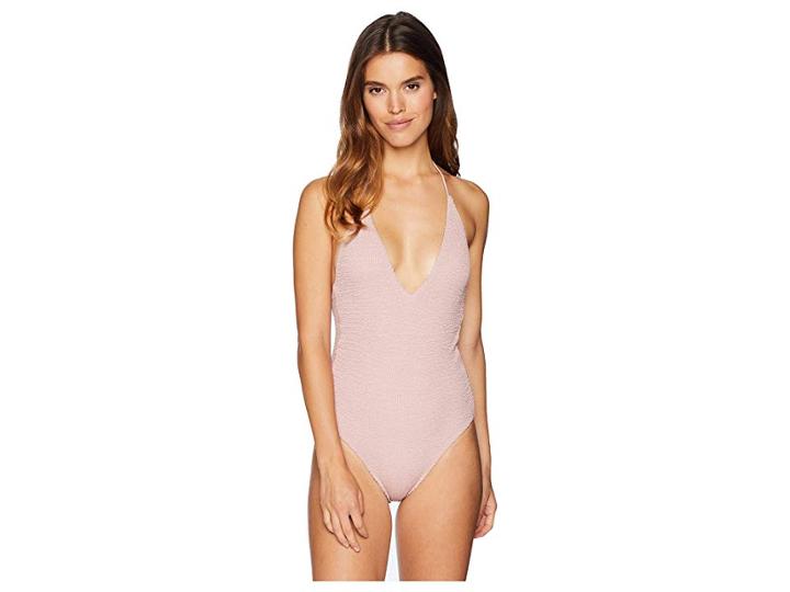 Onia Nina One-piece (ash Pink) Women's Swimsuits One Piece