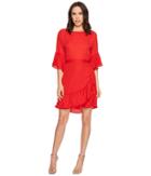 B Collection By Bobeau Astrid Apron Dress (rio Red) Women's Dress
