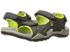 Kamik Kids Lobster (little Kid/big Kid) (black/lime) Boys Shoes