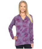 Smartwool Merino 150 Pattern Hoodie (desert Purple) Women's Sweatshirt