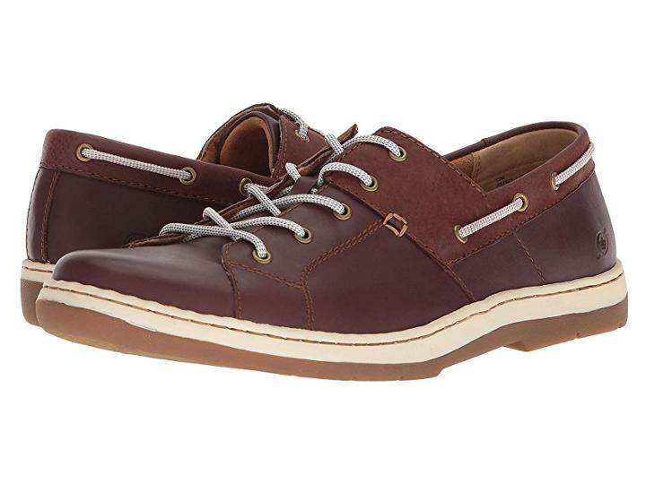 Born Marius (dark Brown/dark Brown Full Grain Leather Combo) Men's Lace Up Casual Shoes