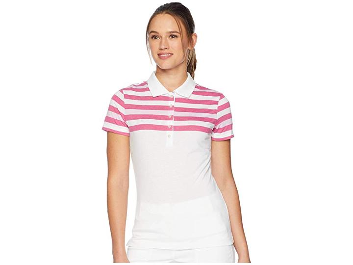 Puma Golf Road Map Polo (magenta Haze) Women's Short Sleeve Pullover