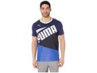 Puma Flag Blocked Tee (peacoat) Men's Clothing