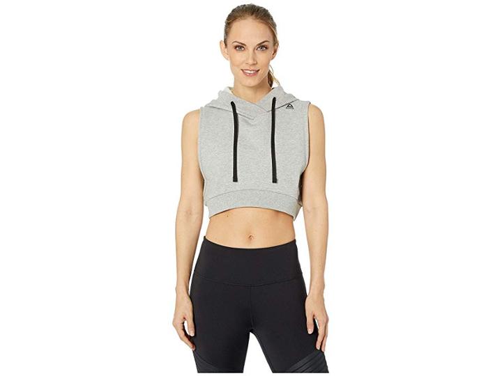 Reebok Combat Lagacy Sleeveless (medium Grey Heather) Women's Clothing