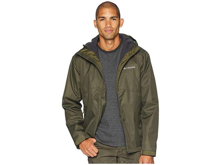 Columbia Rainie Fallstm Jacket (peatmoss/stone Sherpa) Men's Coat