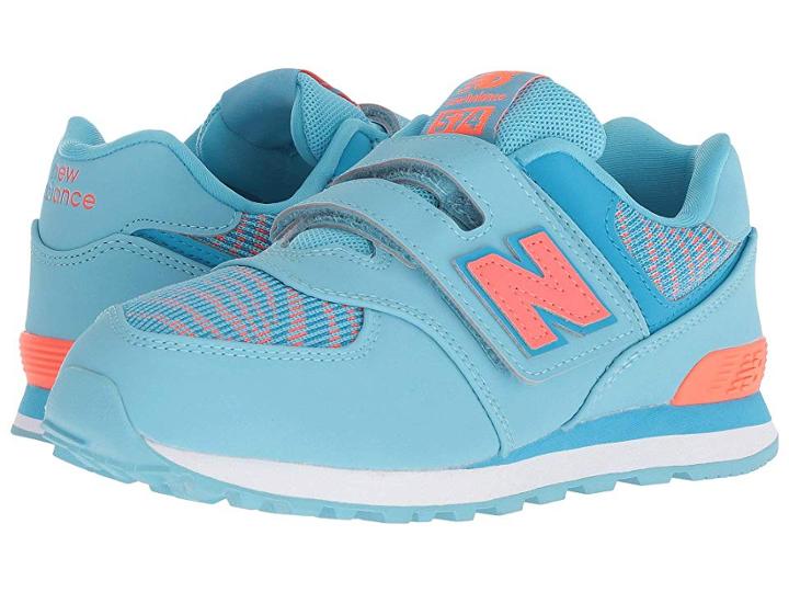 New Balance Kids Yv574v1 (little Kid/big Kid) (enamel Blue/dragonfly) Girls Shoes