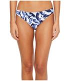 Tommy Bahama Pansy Petals Reversible Hipster Bikini Bottom (white) Women's Swimwear