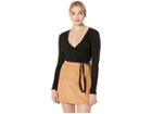 Minkpink All Wrapped Up Top (black) Women's Clothing