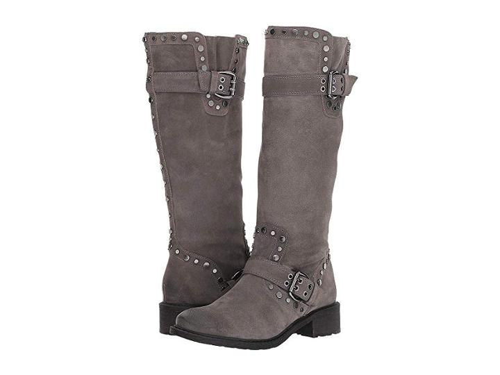 Sam Edelman Deryn (steel Grey Velutto Suede Leather) Women's Shoes