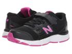 New Balance Kids Ka680v5y (little Kid/big Kid) (black/azalea) Girls Shoes