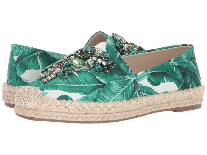 Chinese Laundry Hayden Flat (green Floral Print) Women's Flat Shoes