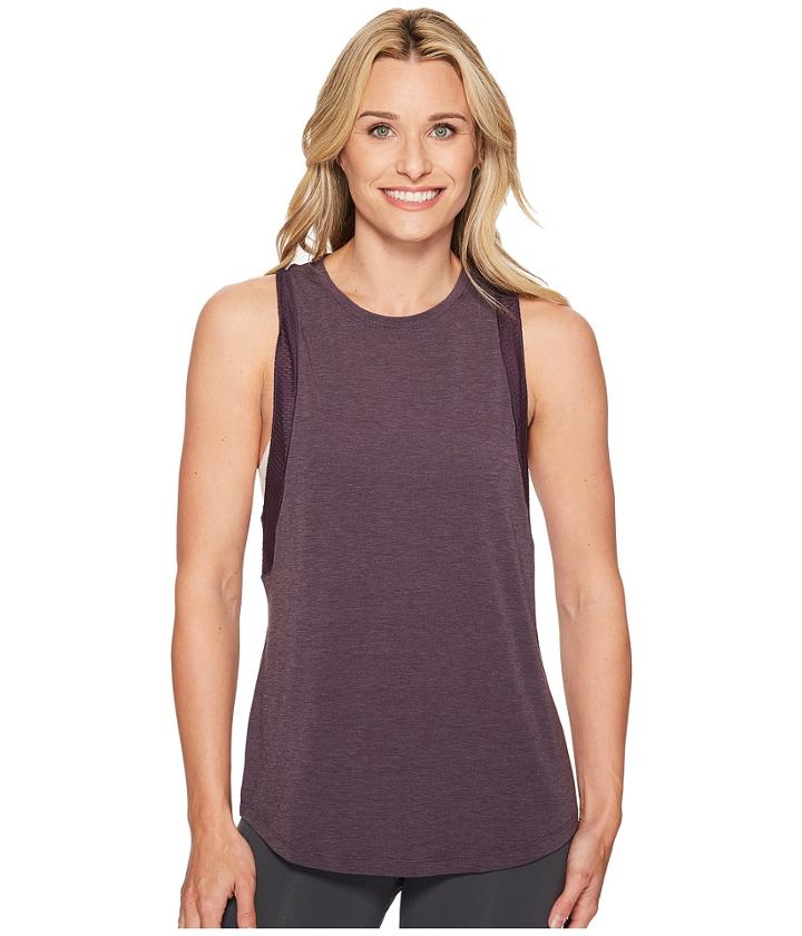 New Balance Determination Tank Top (elderberry Heather) Women's Sleeveless