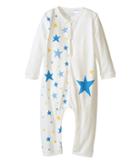 Little Marc Jacobs Cotton Stars Print Bodysuit (infant) (off-white) Girl's Jumpsuit & Rompers One Piece