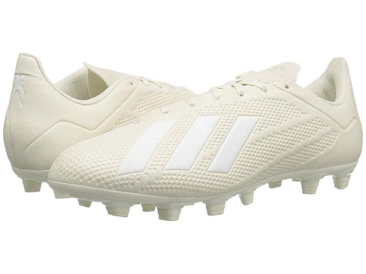 Adidas X 18.4 Fg (off-white/off-white/black) Men's Soccer Shoes