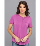Nydj Pleat Back Knit Top (dahlia) Women's T Shirt