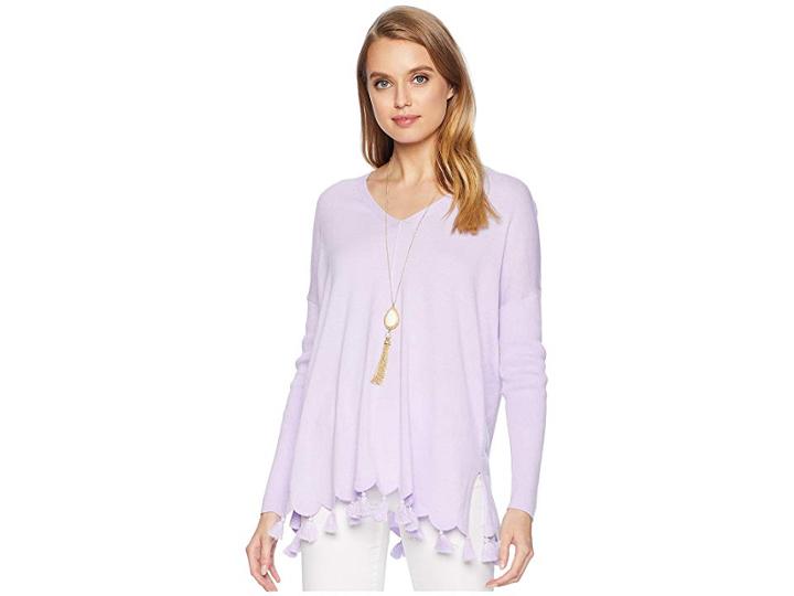 Lilly Pulitzer Martine Sweater (light Lilac) Women's Sweater