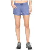 The North Face Tri-blend Shorts (coastal Fjord Blue Heather (prior Season)) Women's Shorts