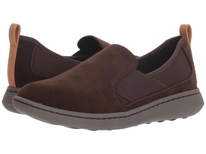 Clarks Step Move Jump (dark Brown) Women's Shoes