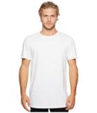 Nana Judy Drift T-shirt With Moto Biker Sleeve And Zippers At Side Seam (white) Men's T Shirt