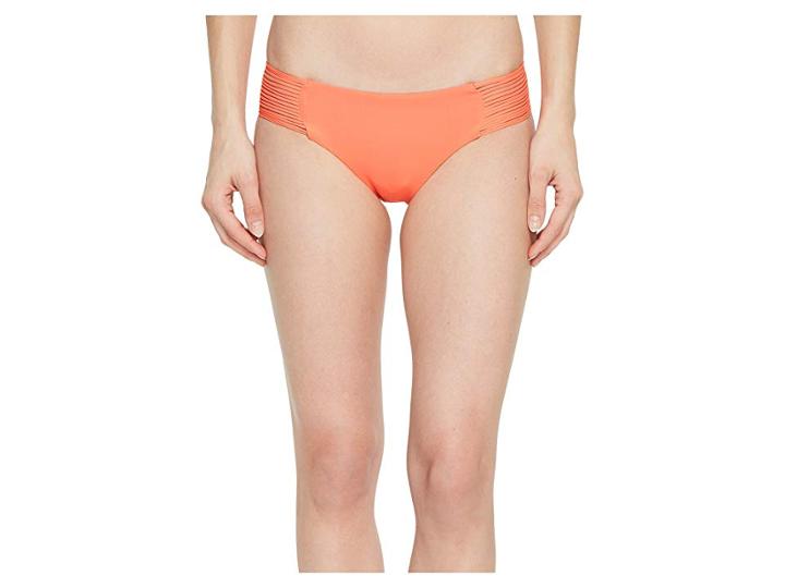 Isabella Rose Beach Solids Maui Bikini Bottom (persimmon) Women's Swimwear