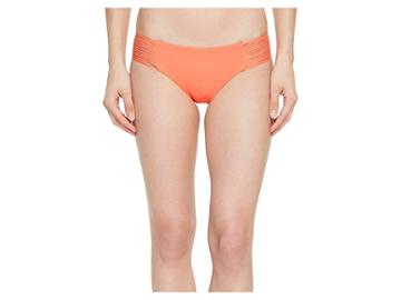Isabella Rose Beach Solids Maui Bikini Bottom (persimmon) Women's Swimwear