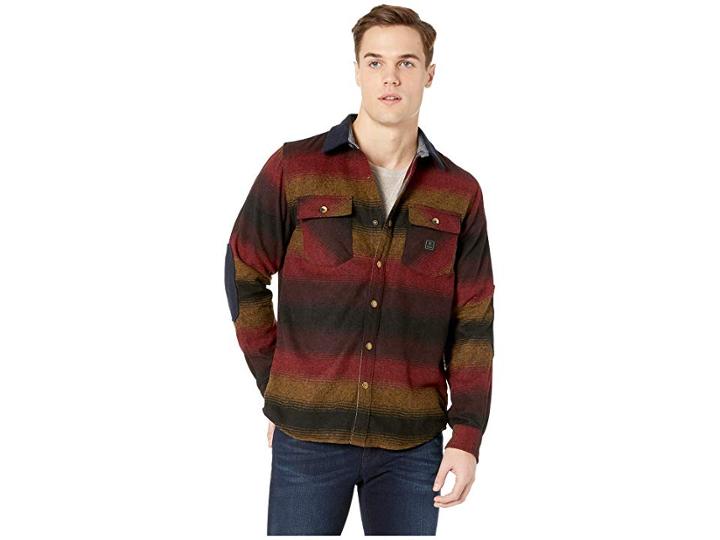 Roark Nordsman Flannel (burgundy) Men's Clothing
